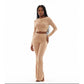 Bell Bottom and Crop Top Set