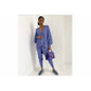 Solid Color Woolen Top and Pant Set
