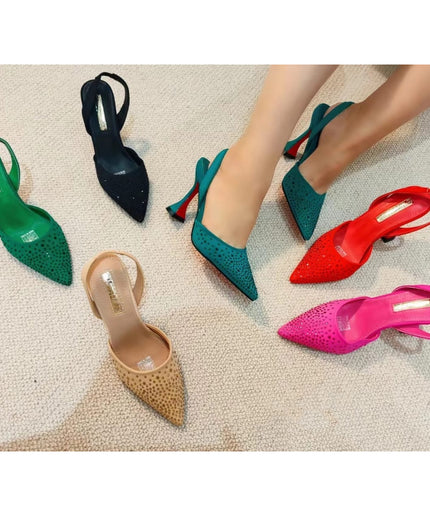Pointed Closed Toe Heel Shoes