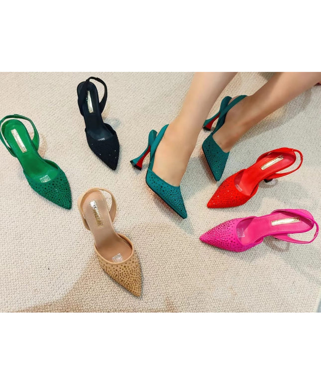 Pointed Closed Toe Heel Shoes