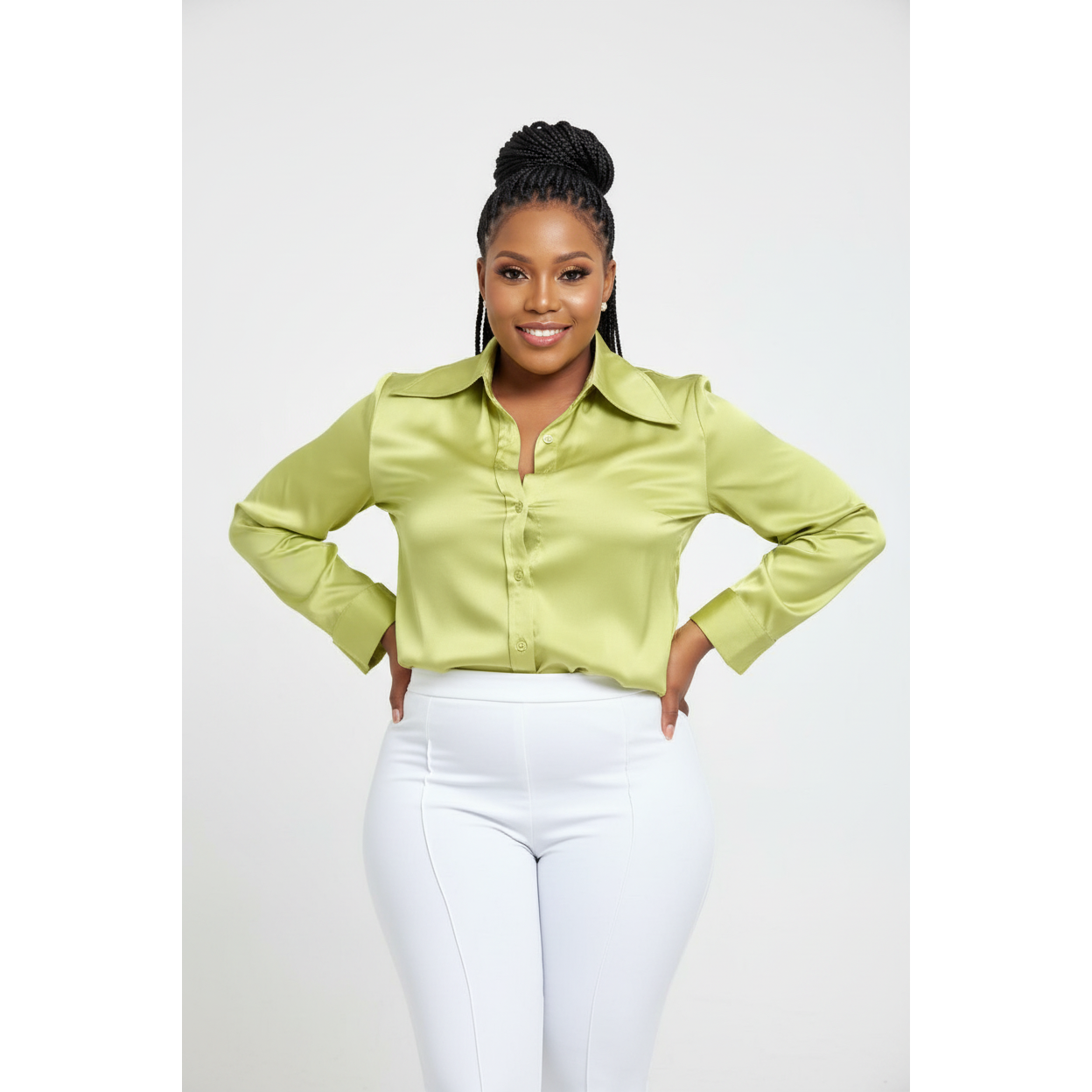 Long-sleeve Vintage Shirt Blouse