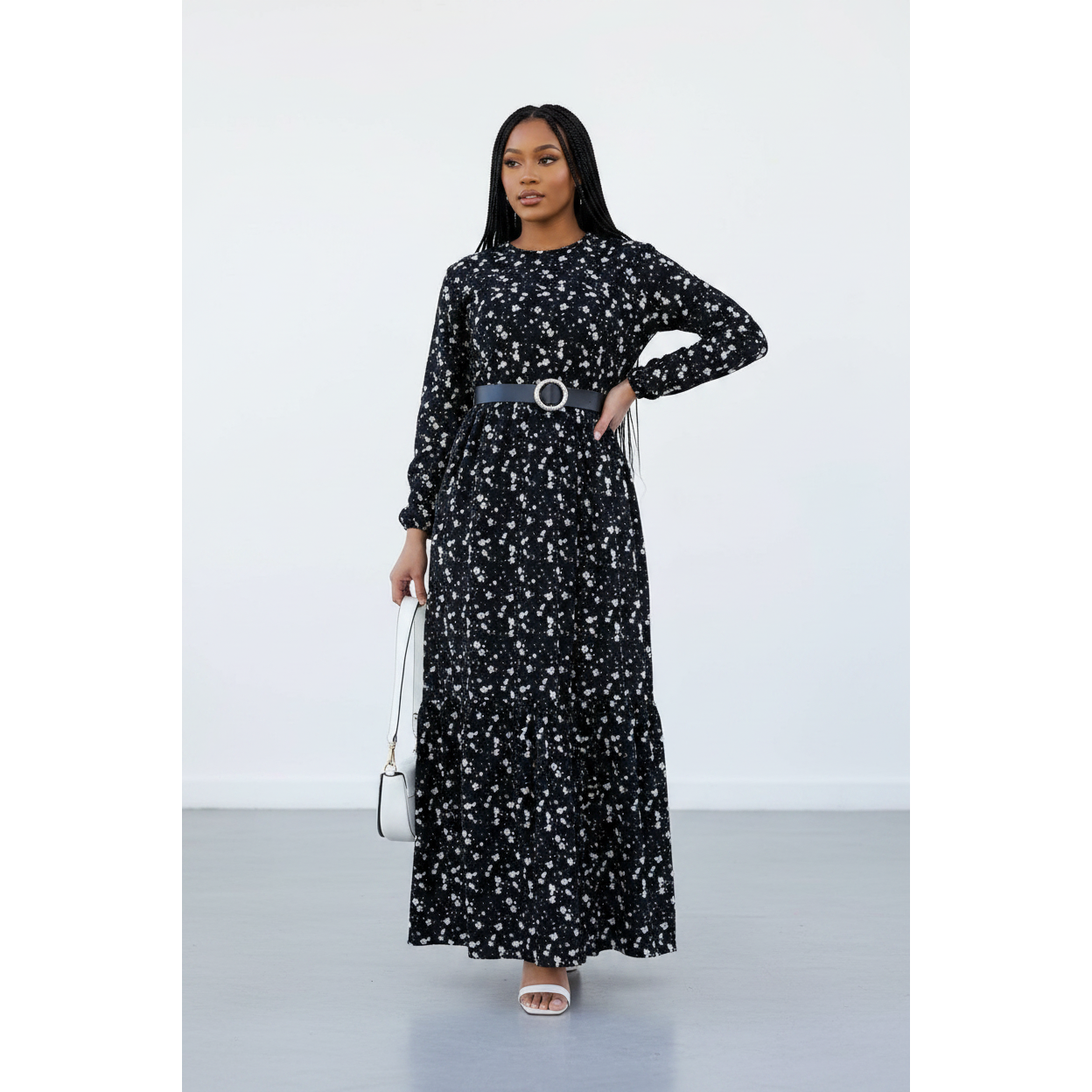 Floral Print Maxi Dress