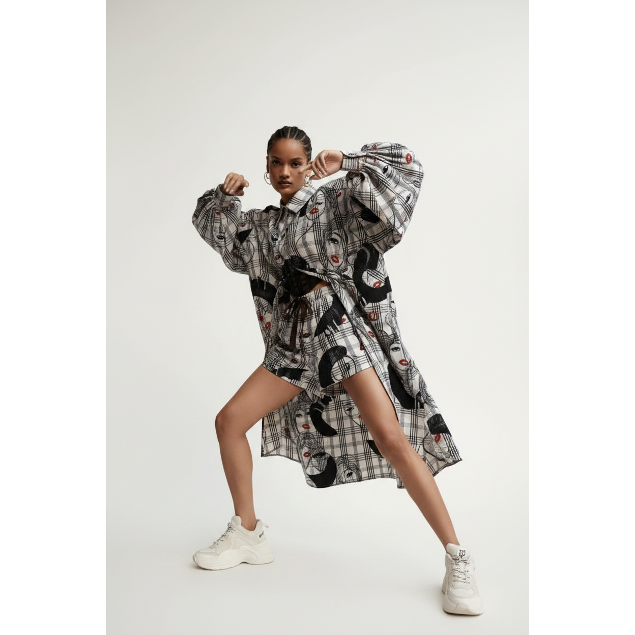 Character Print Twin Set