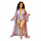 One Piece Swimsuit And  Cover-up Set