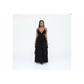 Open Back V-Neck Sleeveless Maxi Dress