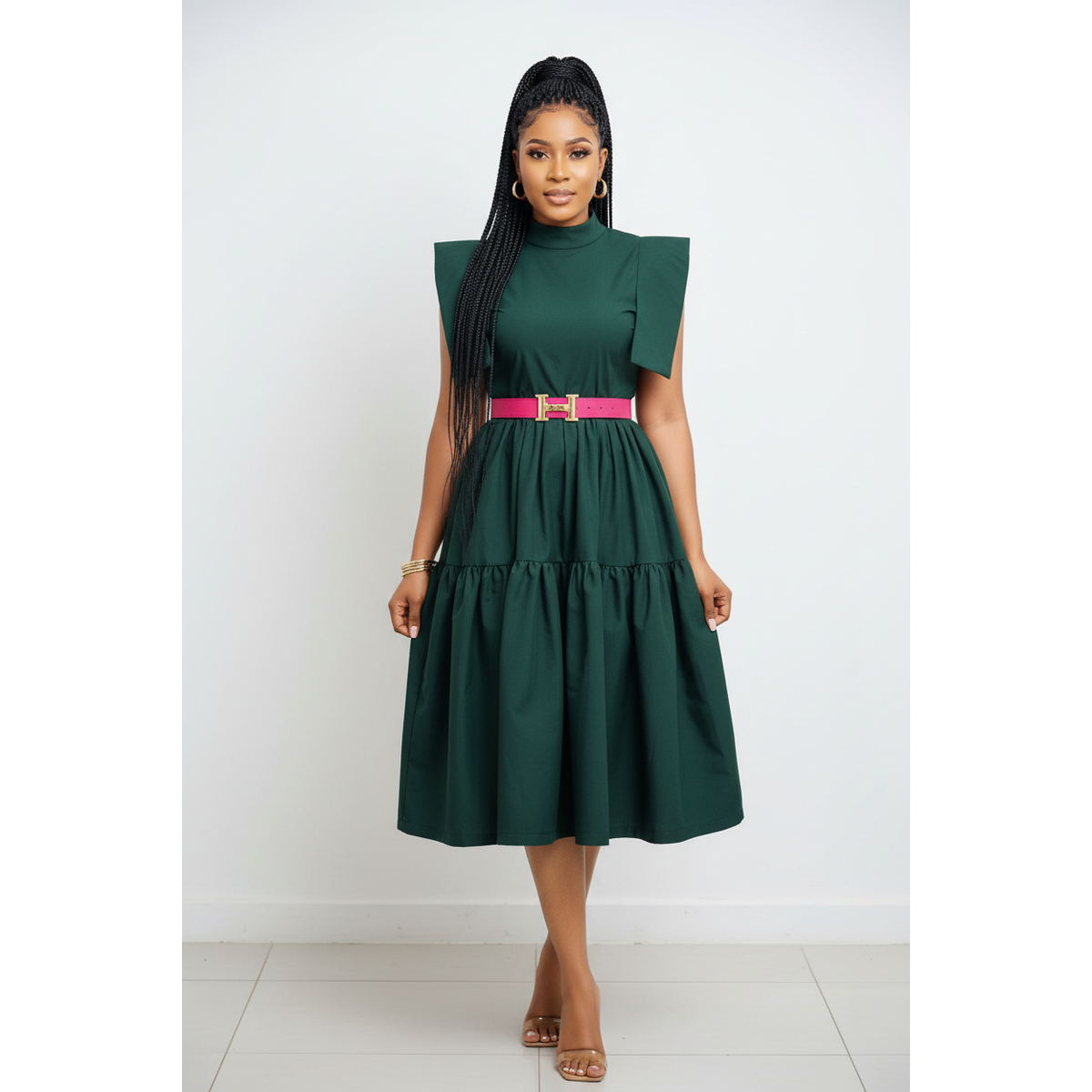 Sleeveless Midi Dress