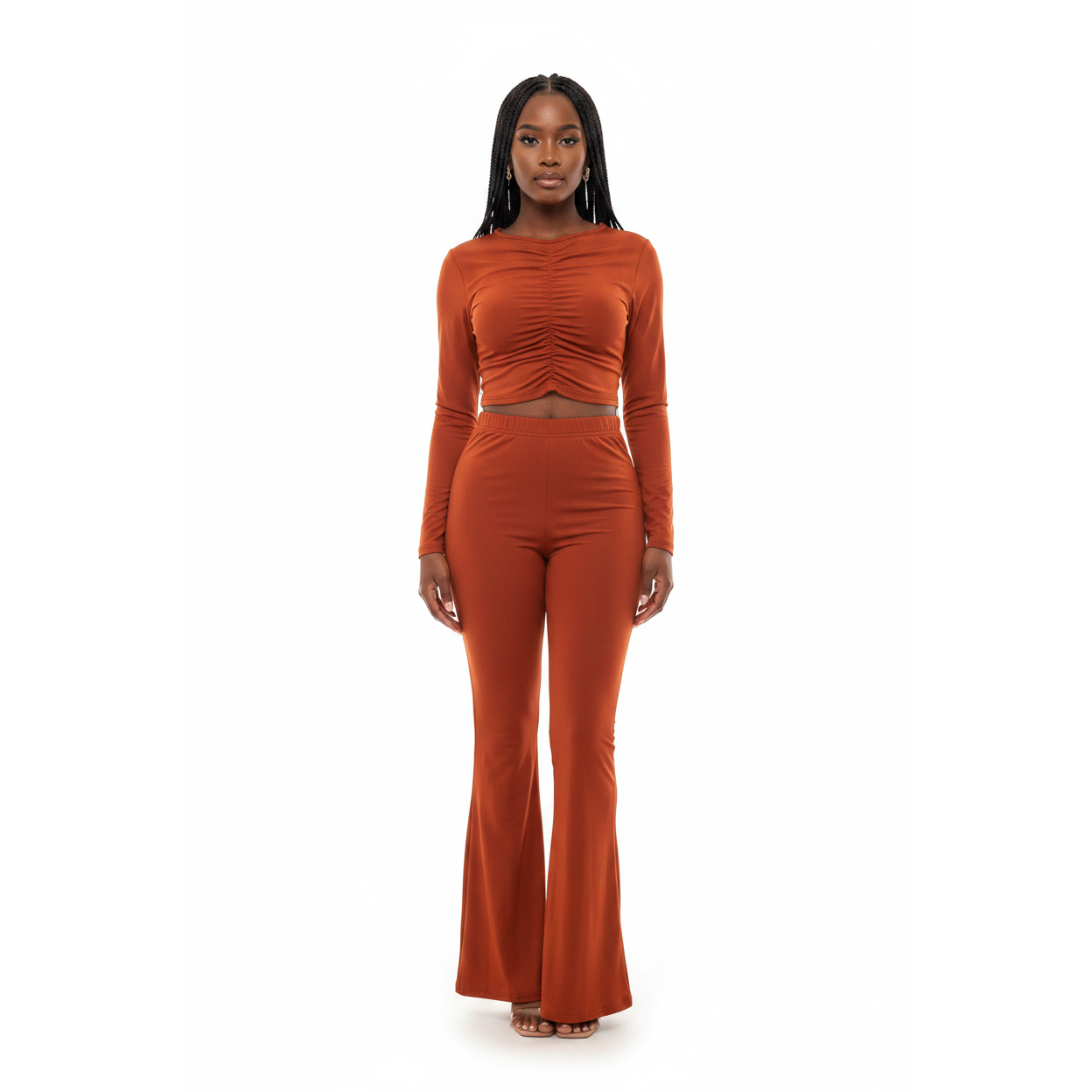Bell Bottom and Crop Top Set