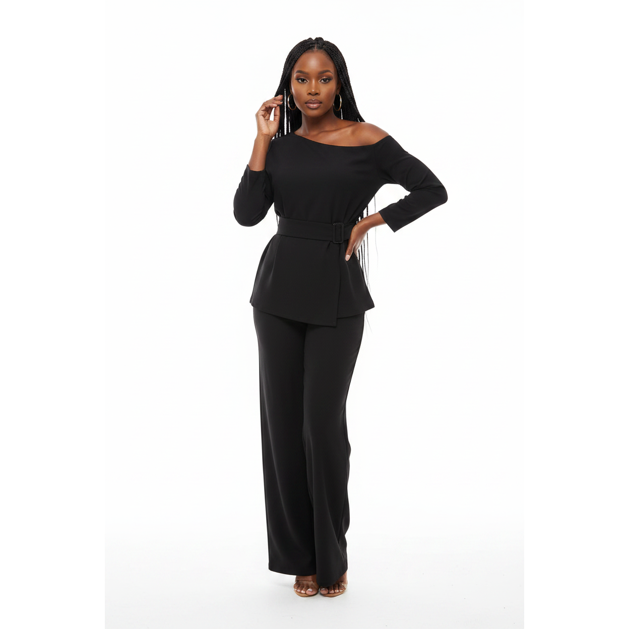 Cold Shoulder Twin Set