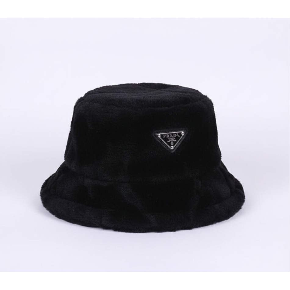 Winter Wool Bucket Fluffy Warm Hat