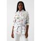 Graffiti Letter Print Casual Shirt