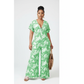 V-Neck Wide Leg Overall Jumpsuit