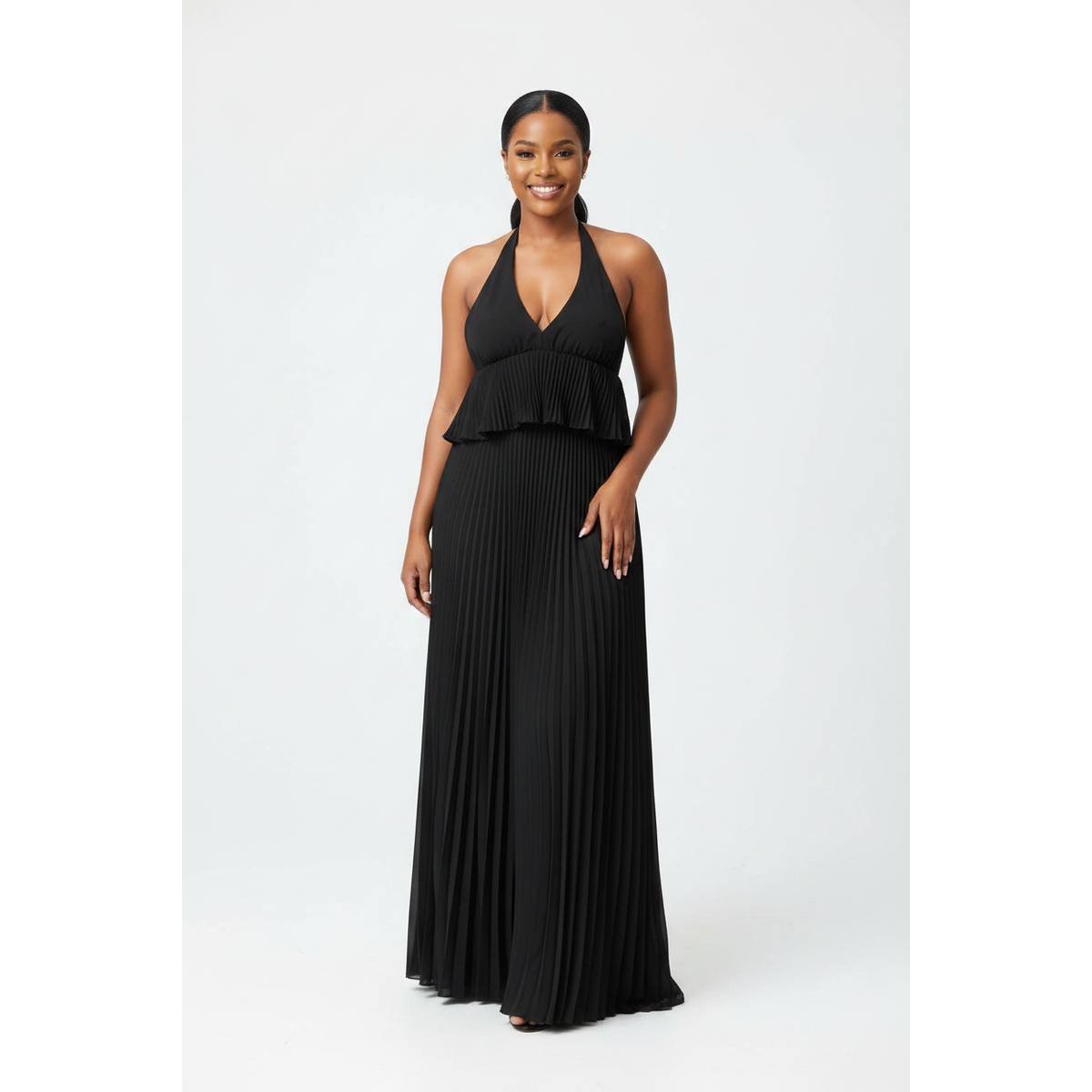 High Waisted Palazzo Pants and Crop Top Set