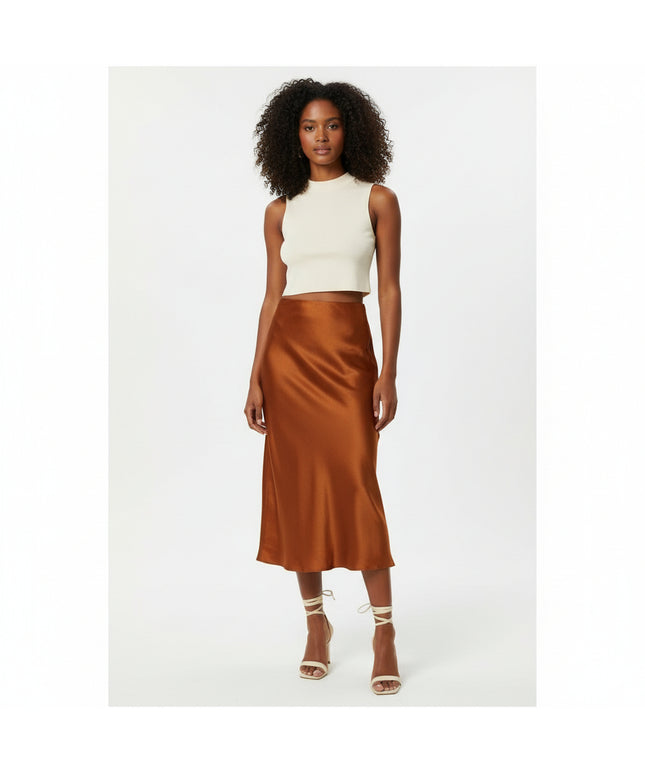 High Waisted Summer Satin Skirts – YELLOW SUB TRADING