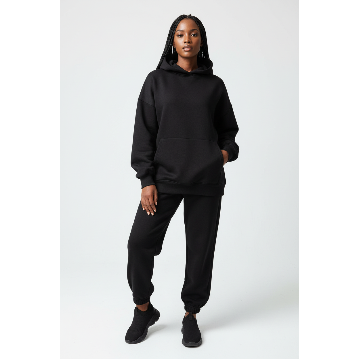 Hooded Winter Tracksuit Set