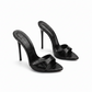 Open teo Gold slip On thin  high sandals