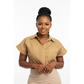 V-Neck Crop Shirt