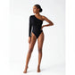 One Shoulder Long Sleeve Basic Bodysuit