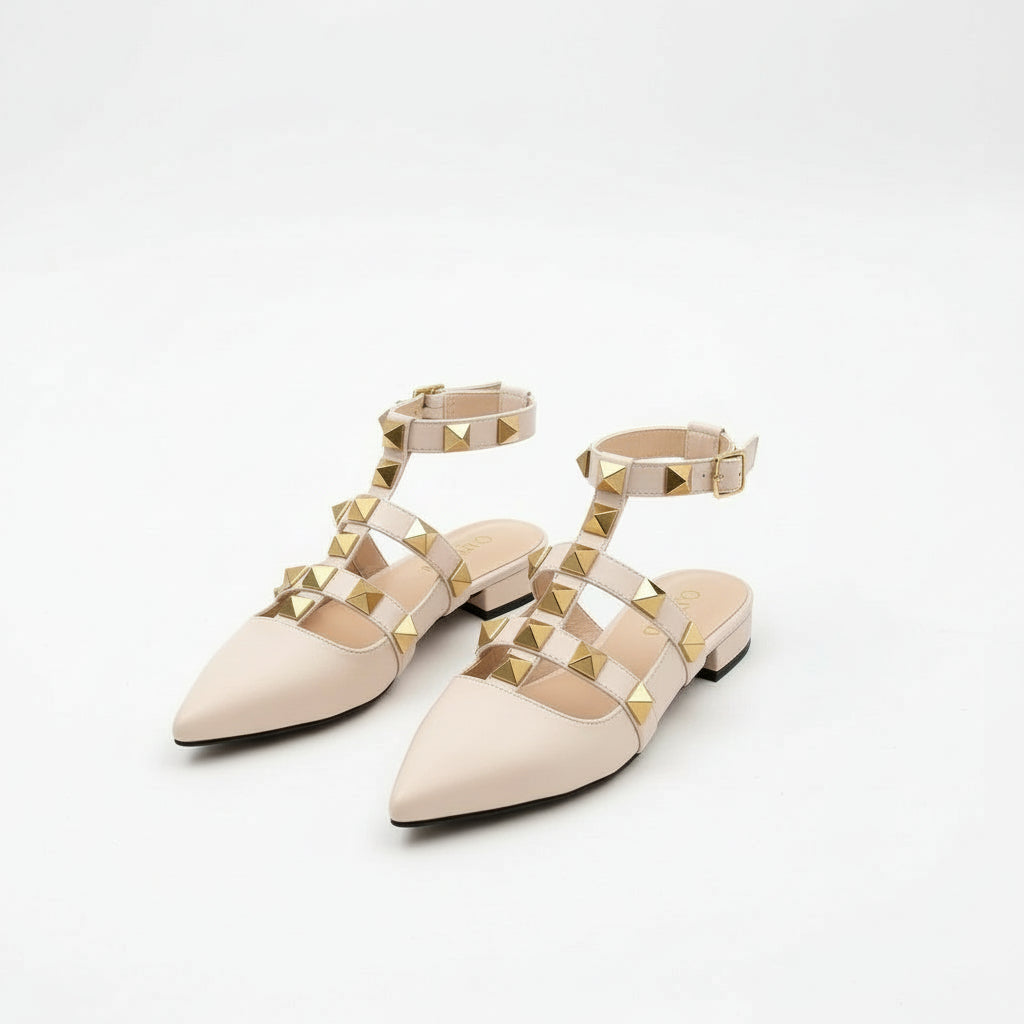 Studded Gladiator Sandals