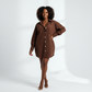 Button Detailed Mini Shirt Dress