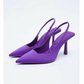 Pointed Toe Short Heel Mules
