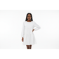 Round Neck Midi Bubble Dress
