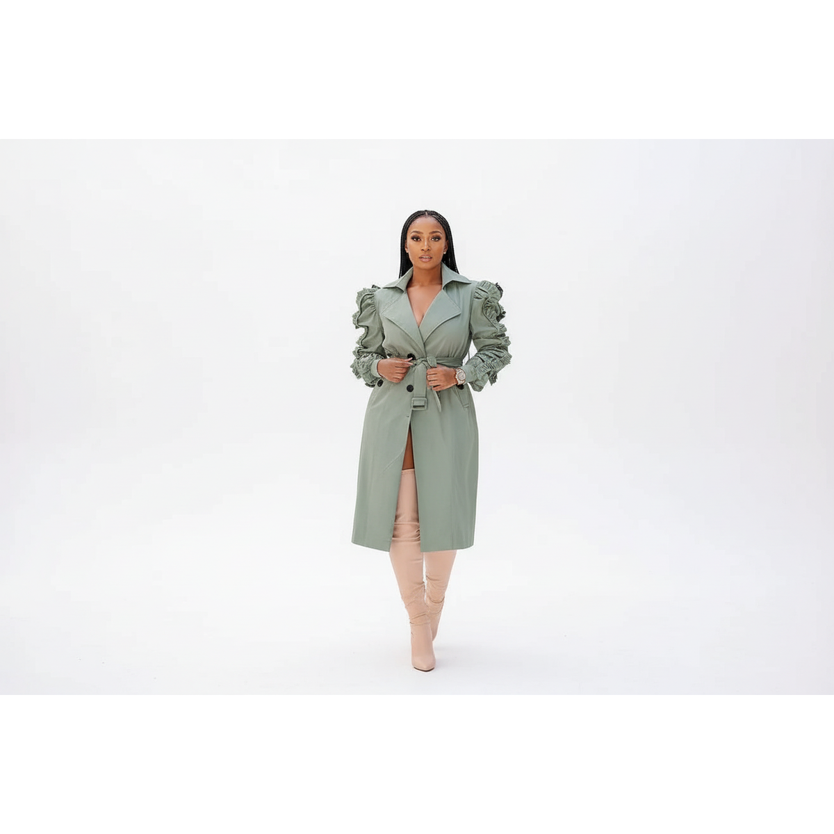 Double Breasted Trench Coat