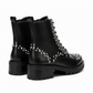 Studded Lace Up Ankle Boots