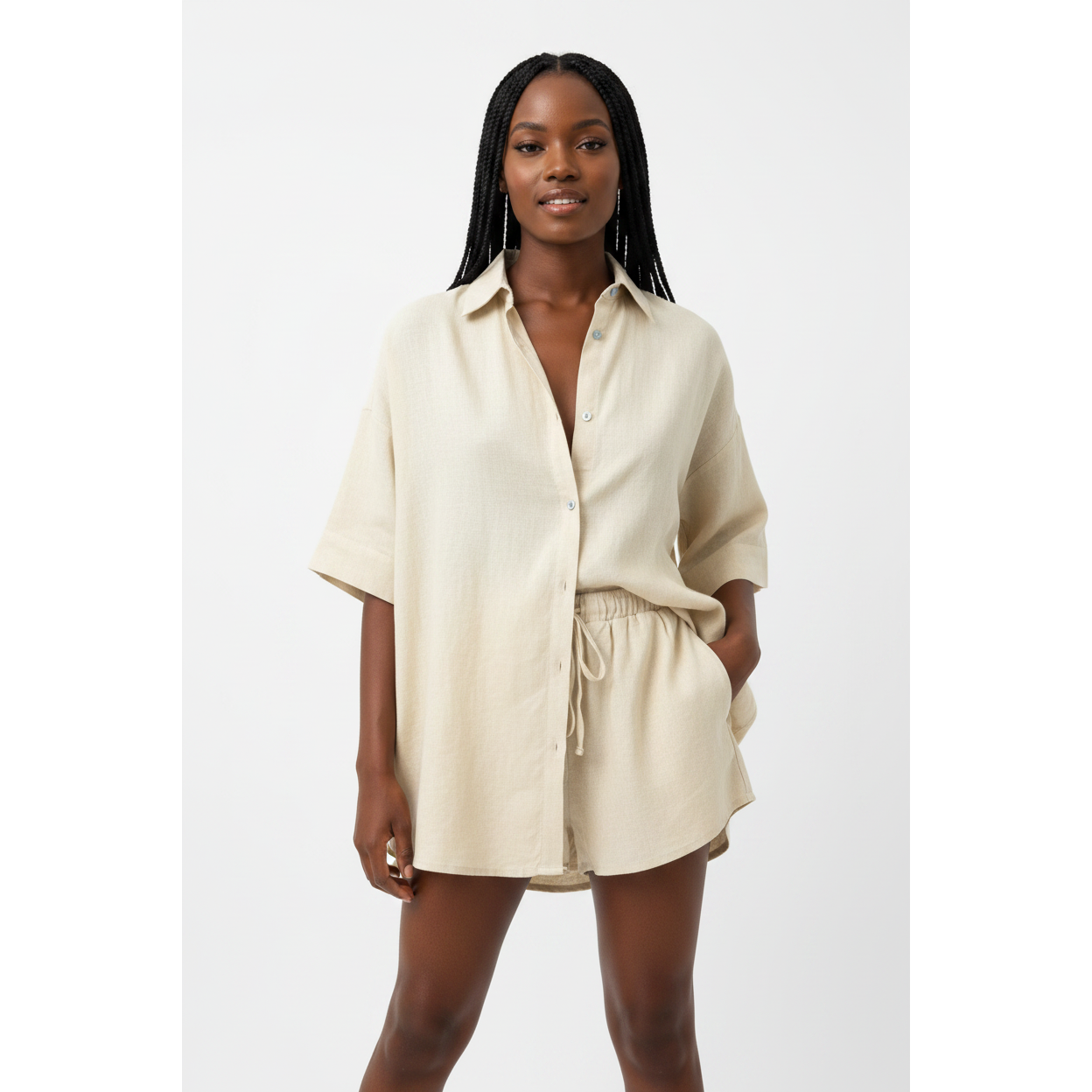 Lounge Wear Tracksuit Shorts Set