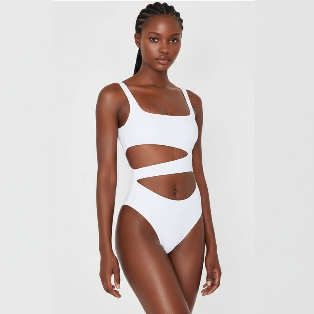 Sexy One Piece Hollow Bikini Swimsuit