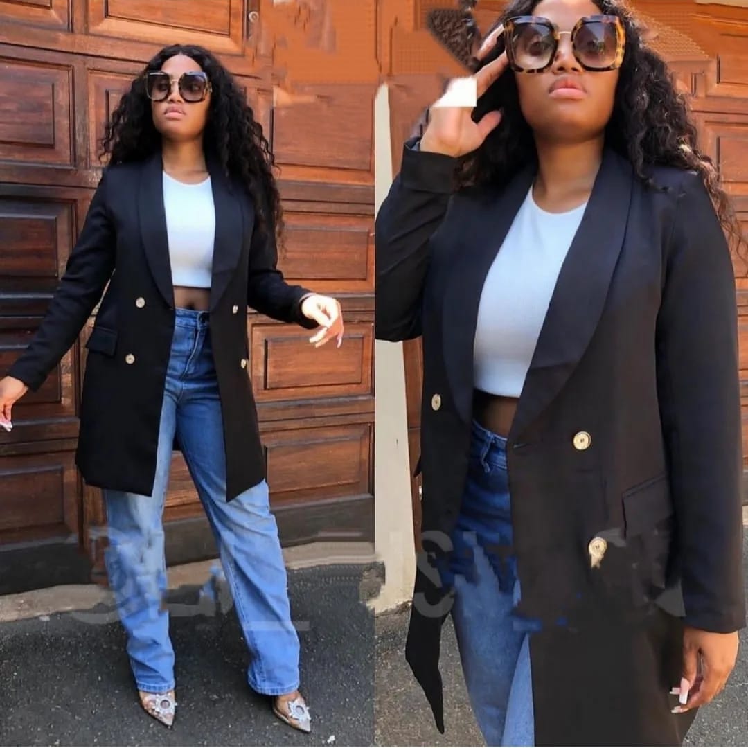 Long Formal Blazer Coat