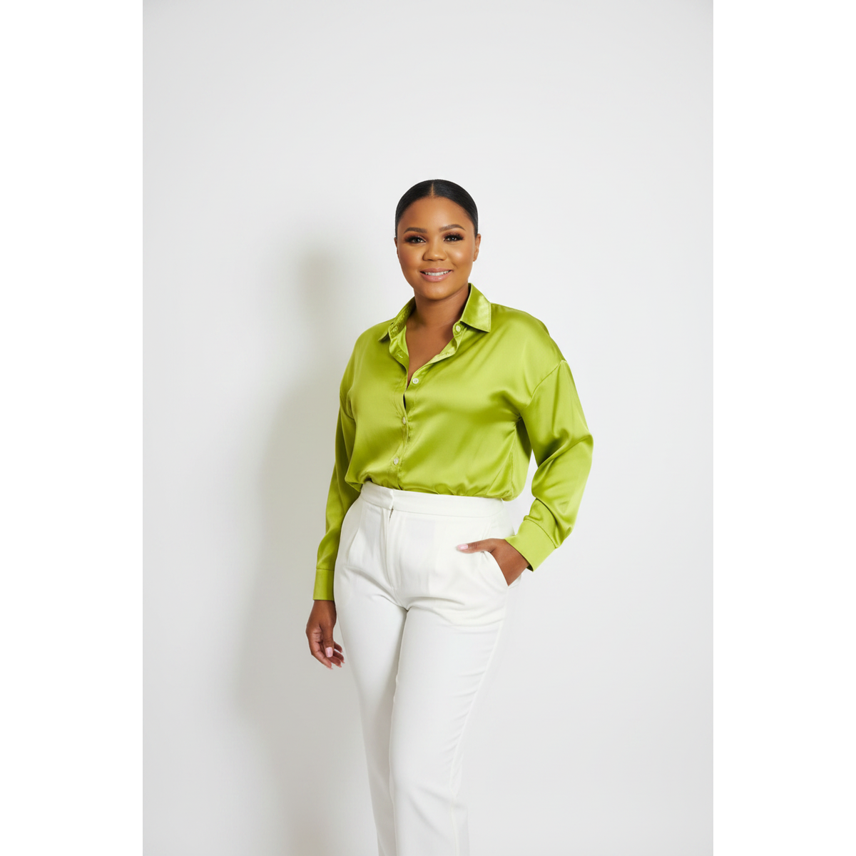 Silky Shirt Blouse