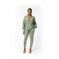 Solid Color Woolen Top and Pant Set