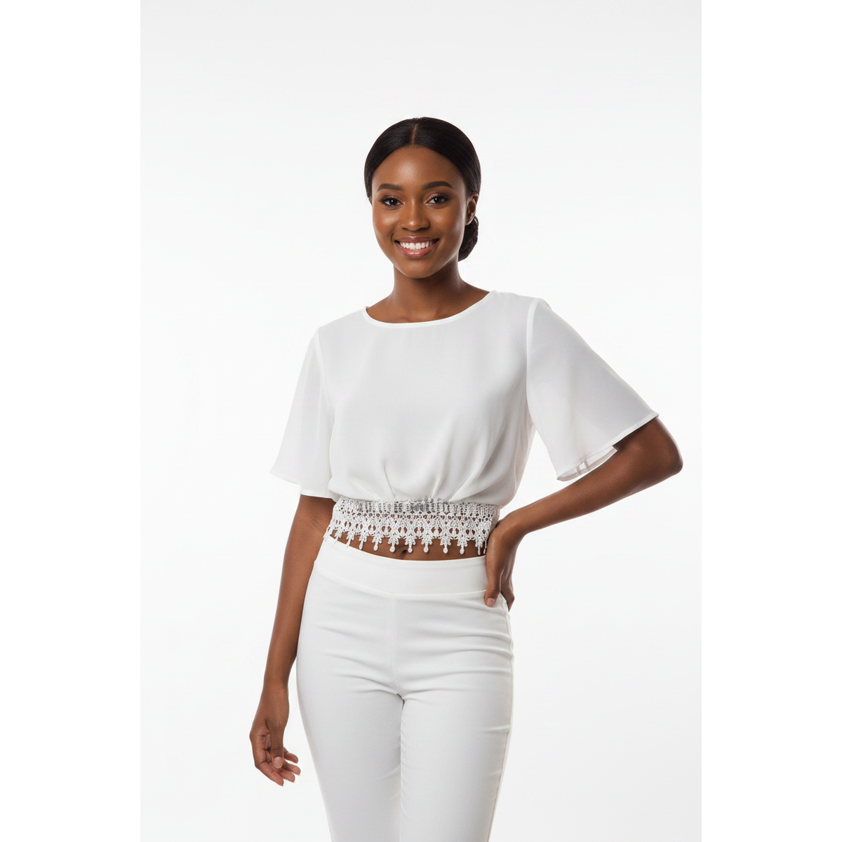 Short Sleeve Crop Top