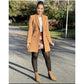 Long Formal Blazer Coat