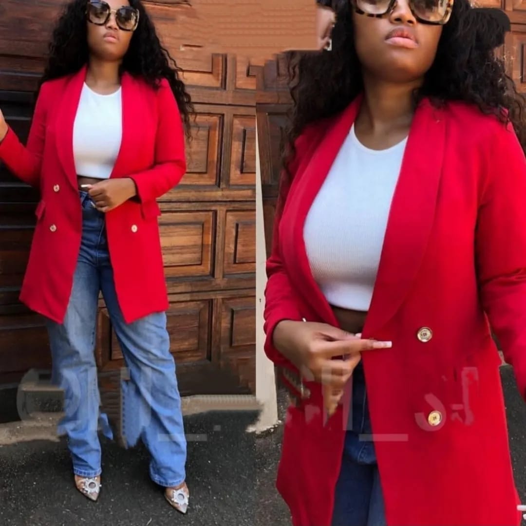 Long Formal Blazer Coat