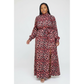 Leopard print Maxi Dress