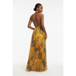 V-Neck Floral print Long Summer Dress