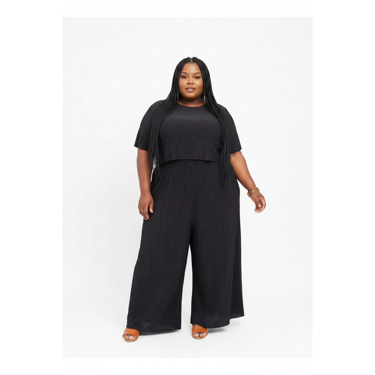 High Waisted Palazzo Pant & Top Set