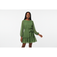 Round Neck mini Dress.