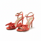 Satin Bow ties Short Heel Shoes