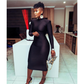 Long Sleeve Long Bodycon Dress