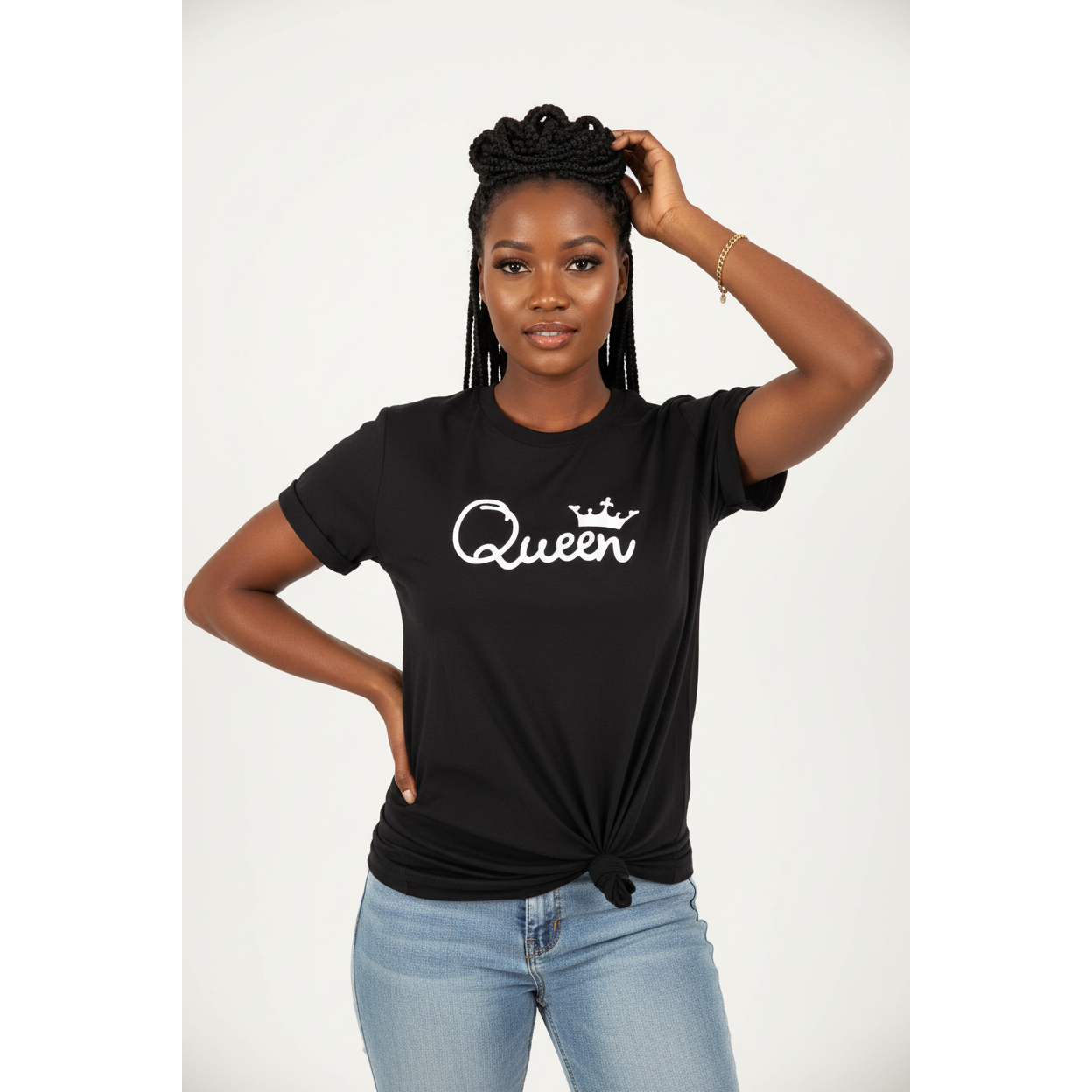 QUEEN Short Sleeve Cotton T-shirt