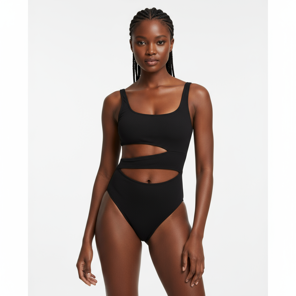 Sexy One Piece Hollow Bikini Swimsuit