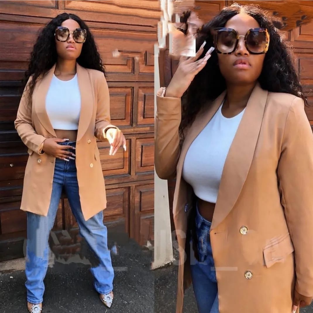 Long Formal Blazer Coat