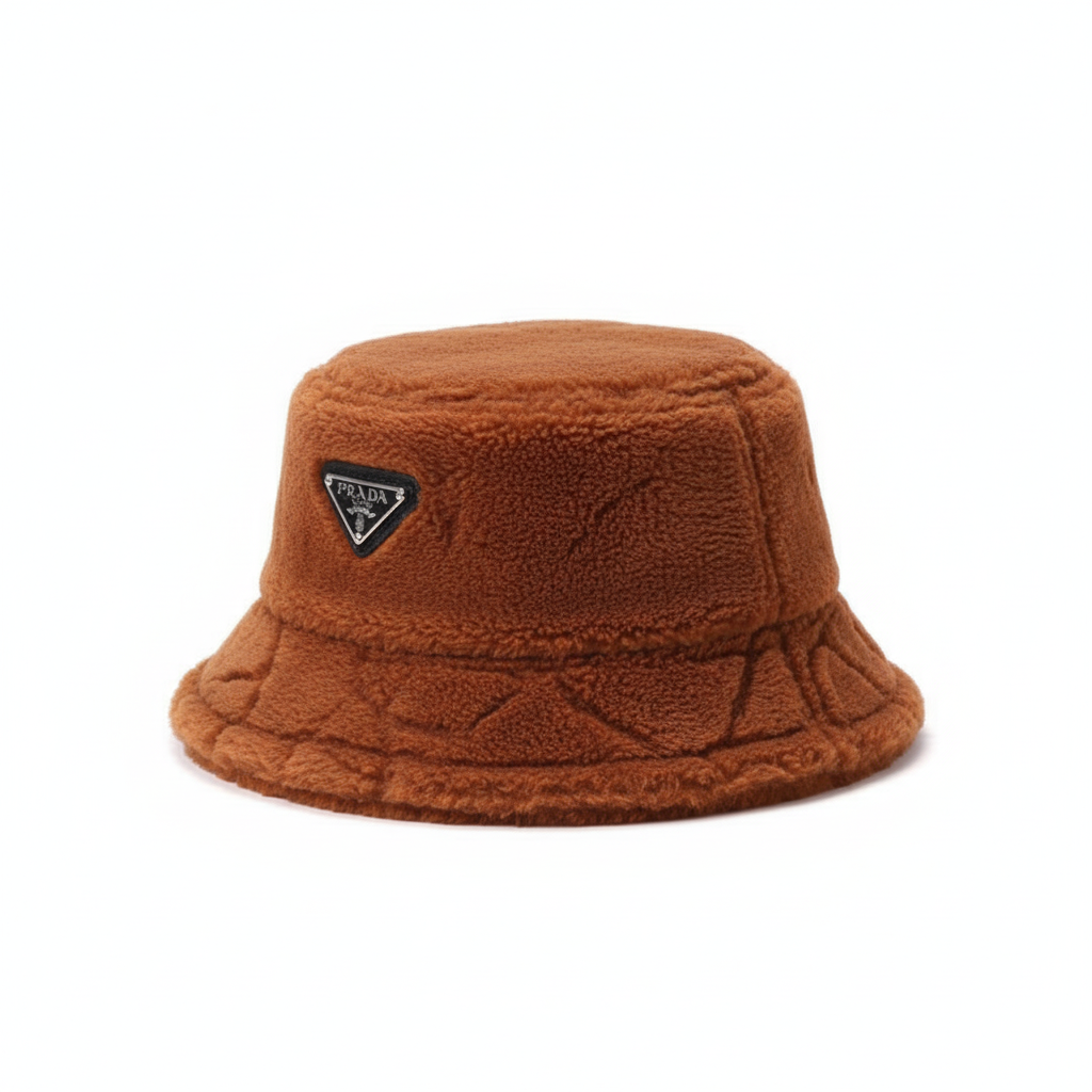 Winter Wool Bucket Fluffy Warm Hat