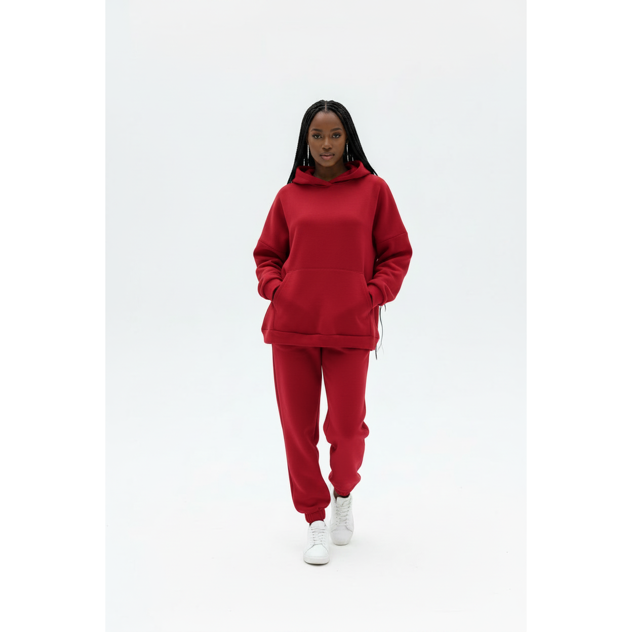 Oversized Hoodie Winter 2 Pieces