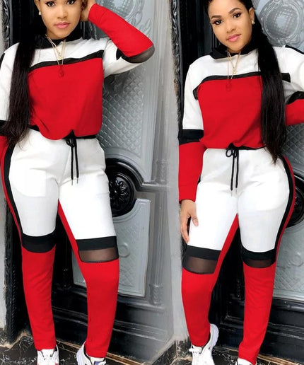 Hooded 2 Piece Tracksuit Set