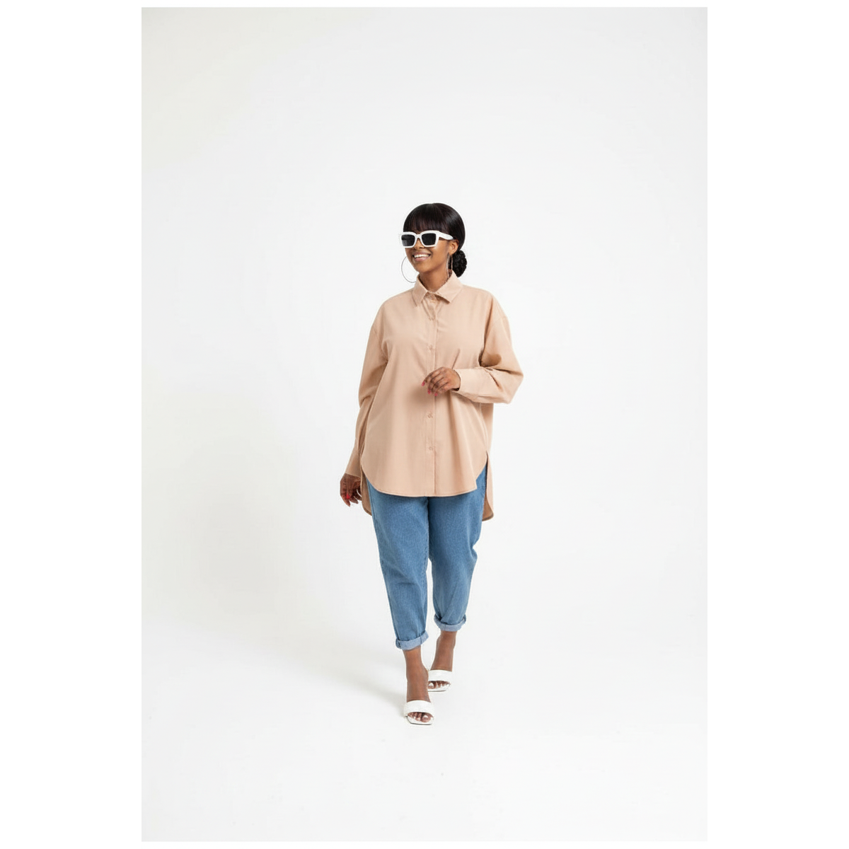 Vintage Side Slit Shirt