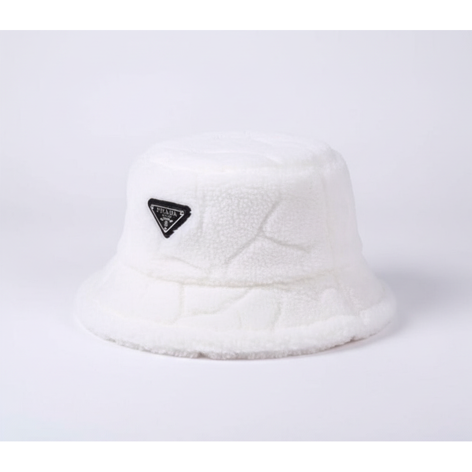 Winter Wool Bucket Fluffy Warm Hat