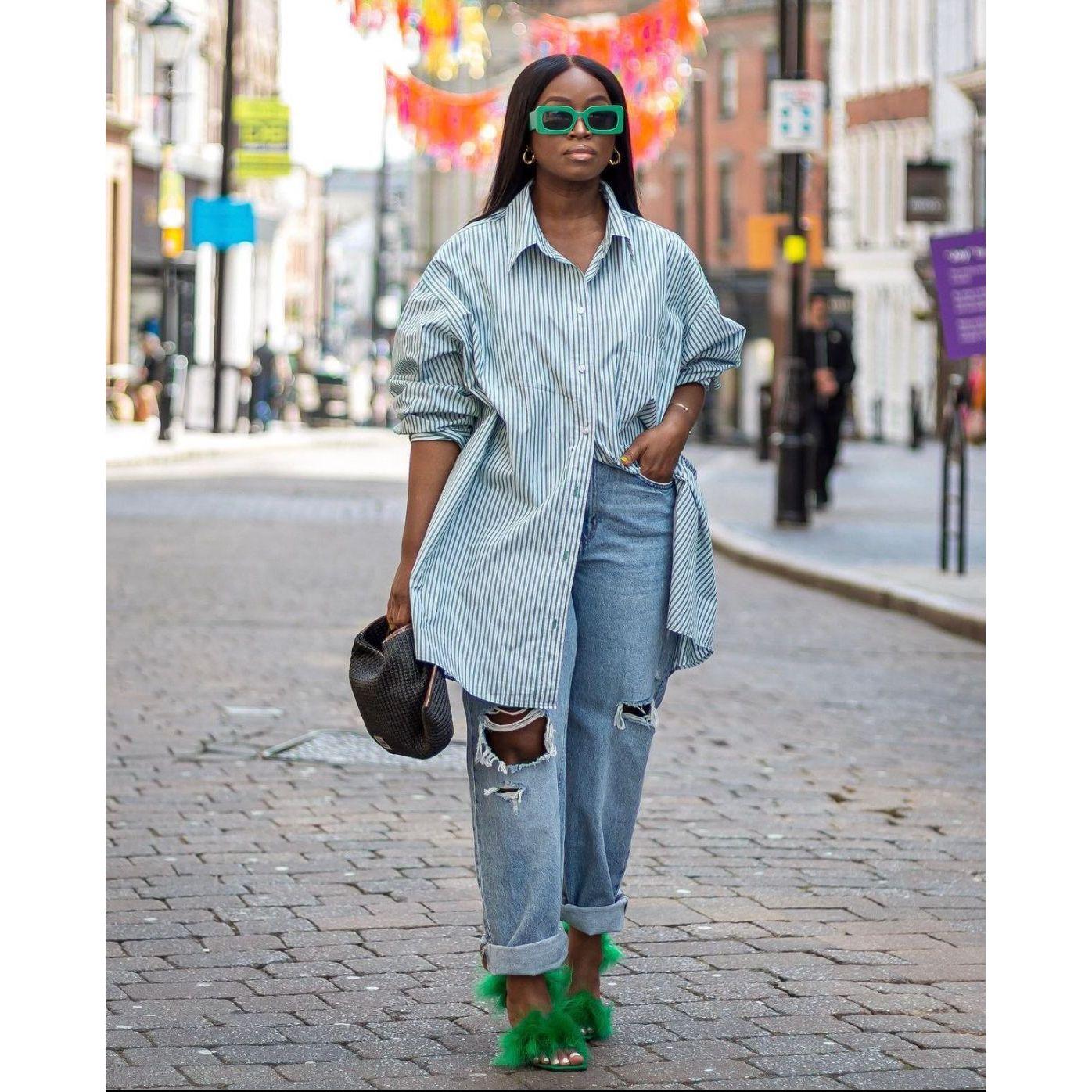 Long sleeves Vintage Shirt Dress